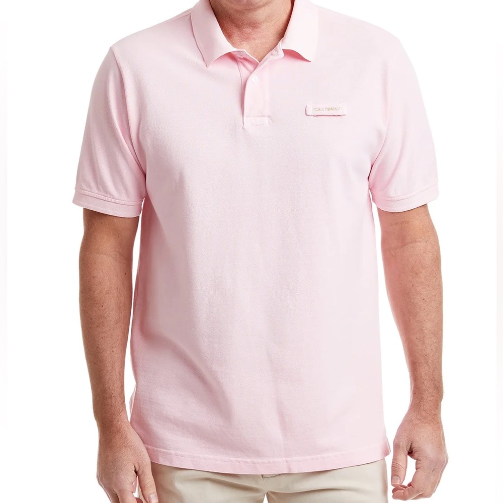 👚 CASTAWAY NANTUCKET- Polo Shirt Pink. Size S